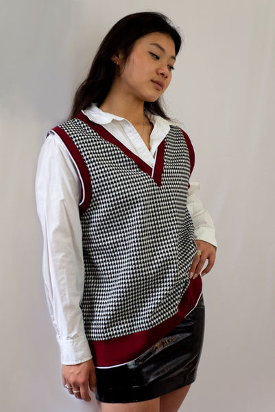 HOUNDSTOOTH TIMELESS VEST