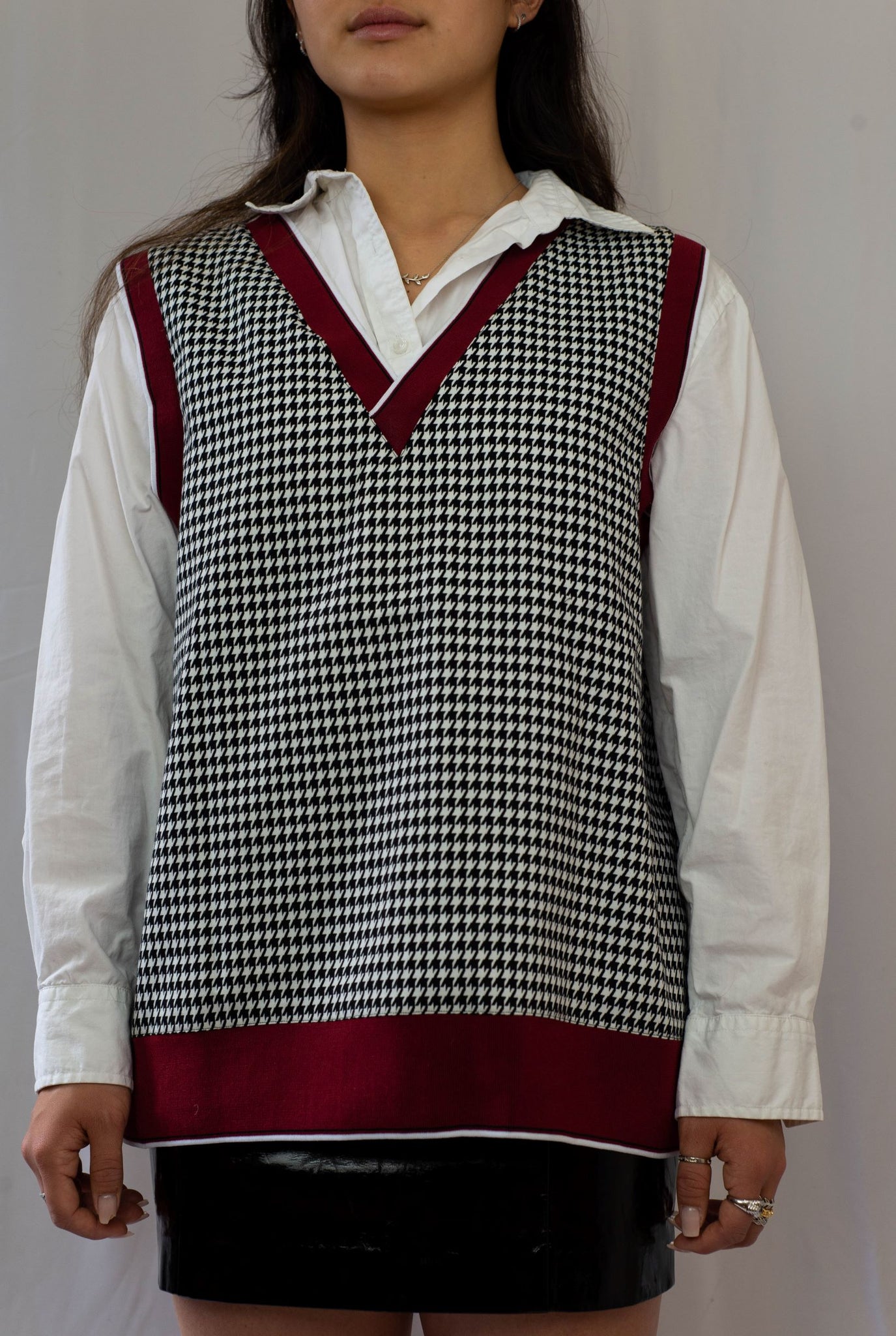 HOUNDSTOOTH TIMELESS VEST